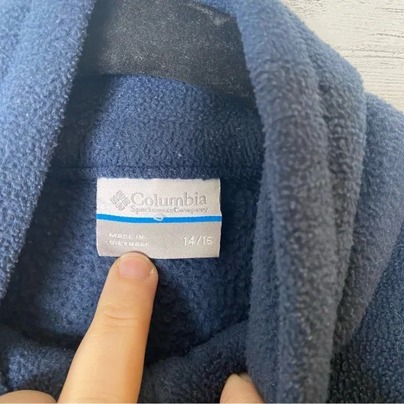 Columbia full zip girls fleece size 14/16 - Picture 3 of 4